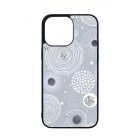 Gyönyörűséges Ezüstös téli mintás iPhone 14 Pro Max tok