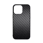 Ezüst karbon fiber mintás iPhone 14 Pro Max tok