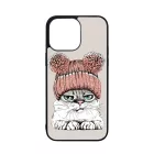 Cuki sapkás cica iPhone 14 Pro Max tok