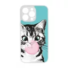 Bubble Cat - cica mintás iPhone 14 Pro Max Magsafe tok