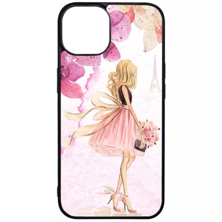 virágos fashion menyasszony párizs paris eiffel torony tavaszi iPhone 16 MagSafe tok