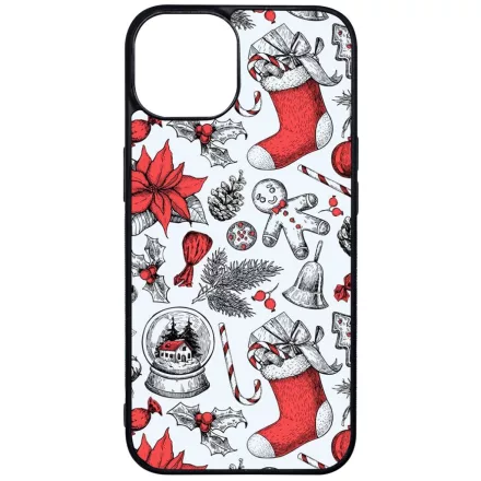 téli karácsonyi mintás textúra iPhone 16 MagSafe tok