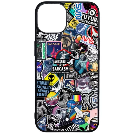 NASA matricabomba astronaut űrhajós stickerbomb iPhone 17 MagSafe tok