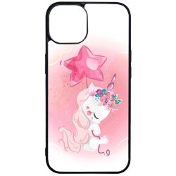 Tündéri unikornis unicorn egyszarvú iPhone 15 tok