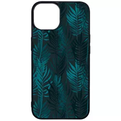 Dark Tropical - Nyári trópusi mintás iPhone 15 tok