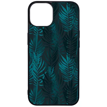 Dark Tropical - Nyári trópusi mintás iPhone 15 tok