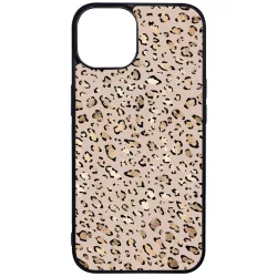 Rose Gold Leopard Wild Beauty Csajos iPhone 15 tok