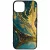 Golden Blue marvanyos marvany mintas iPhone 15 tok