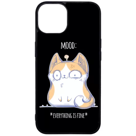 Cat Mood cicas macskas this is fine iPhone 15 tok
