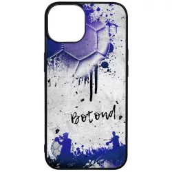 Kerd a neveddel BLUE kezilabda mintas iPhone 15 tok