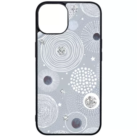 Gyönyörűséges Ezüstös téli mintás iPhone 16 MagSafe tok