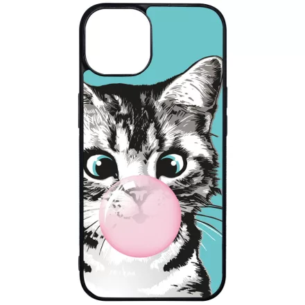 Bubble Cat - cica mintás iPhone 16 MagSafe tok