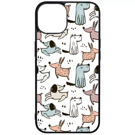 Tündéri rajzolt kutya mintás iPhone 17 MagSafe tok