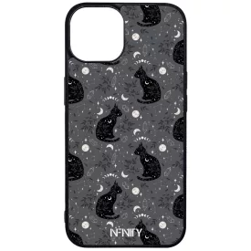 Mágikus fekete macska iPhone 16 MagSafe tok