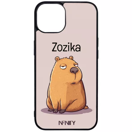 Névvel kérhető - Fáradt pofi capybara iPhone 16 MagSafe tok