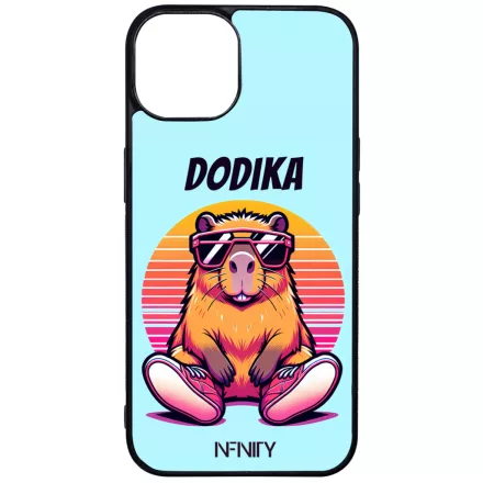 Névvel kérhető - Retro capybara iPhone 17 MagSafe tok