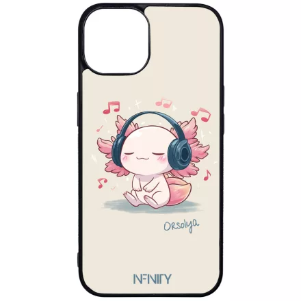 Névvel kérhető - Music Axolotl iPhone 16 MagSafe tok