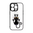kapaszkodó macska macskás cica cicás iPhone 15 Pro tok