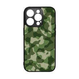 terepszin camouflage kamuflázs iPhone 15 Pro tok