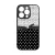 szerelem love fekete fehér pöttyös iPhone 15 Pro Magsafe tok