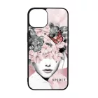 Spirit woman art tavaszi viragos iPhone 15 Pro tok