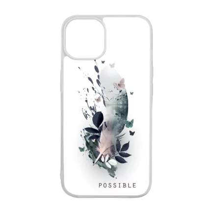 Possible - minden lehetséges - tollas ajándék nőknek valentin napra iPhone 15 Pro tok