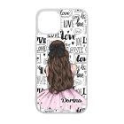 Kérd a Neveddel - LOVE Girl szerelem valentin napi iPhone 15 Pro tok