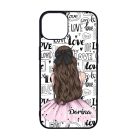 Kérd a Neveddel - LOVE Girl szerelem valentin napi iPhone 15 Pro tok