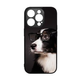 Csak okosan kutya mintás iPhone 15 Pro tok