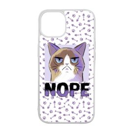 NOPE Cat Antisocial iPhone 15 Pro tok