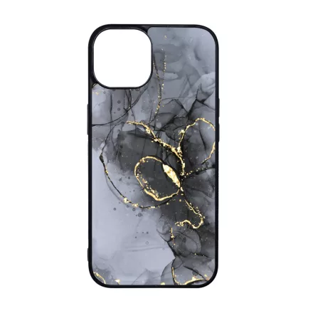 Golden Black marvanyos marvany mintas hatás iPhone 15 Pro tok