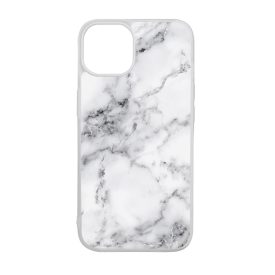 Luxury White marvanyos marvany mintas iPhone 15 Pro tok