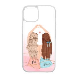 BFF Heart Best Friends forever legjobb baratnos iPhone 15 Pro tok