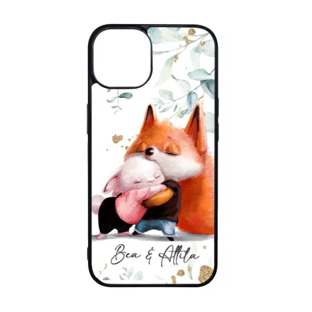 Kerd a neveddel - Nyuszi es Roka - osz iPhone 15 Pro Magsafe tok