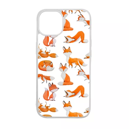 Rajzolt Róka mintás iPhone 15 Pro Magsafe tok