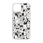 Aranyos kutya mintás iPhone 15 Pro tok