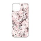 Puderpink tavaszi viragos iPhone 15 Pro tok