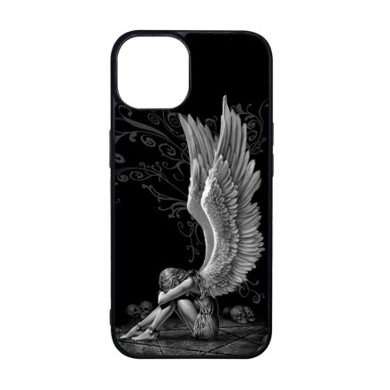angyal angyalos fekete bukott iPhone 15 Pro Max tok