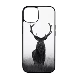 szarvas szarvasos agancs őszi fehér iPhone 15 Pro Max tok