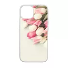 virágos tulipános tavaszi iPhone 15 Pro Max tok