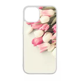 virágos tulipános tavaszi iPhone 15 Pro Max tok