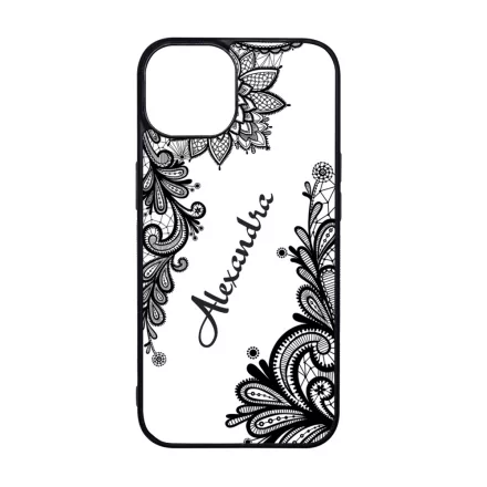 kérd a neveddel csipkés csajos iPhone 15 Pro Max Magsafe tok