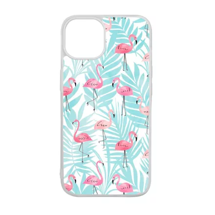 Flamingo Pálmafa nyár iPhone 15 Pro Max tok