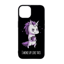 Unikornis - morcos reggel unicorn egyszarvú iPhone 15 Pro Max tok