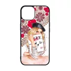 Matyó & Fashion Girl magyar mintás hungarian folk iPhone 15 Pro Max tok