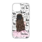 Kérd a Neveddel - LOVE Girl szerelem valentin napi iPhone 15 Pro Max tok