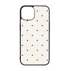 Elegáns szívecskés - CREAM - szives csajos iPhone 15 Pro Max Magsafe tok