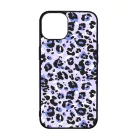 Purple Leopard Wild Beauty Csajos Allat mintas iPhone 15 Pro Max tok