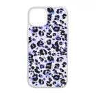 Purple Leopard Wild Beauty Csajos Allat mintas iPhone 15 Pro Max tok