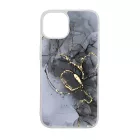 Golden Black marvanyos marvany mintas hatás iPhone 15 Pro Max Magsafe tok